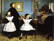 Edgar Degas Family Portrait(or the Bellelli Family)